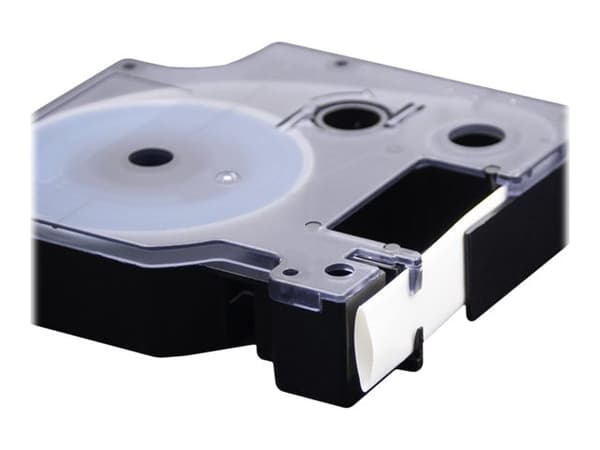 Qoltec - Vit - Rulle (0,9 cm x 1,5 m) 1 kassett(er) rörtejp för värmekrympning - för DYMO ILP219; LabelMANAGER 160, 210, 260, 280, 360, 420, 450; Rhi