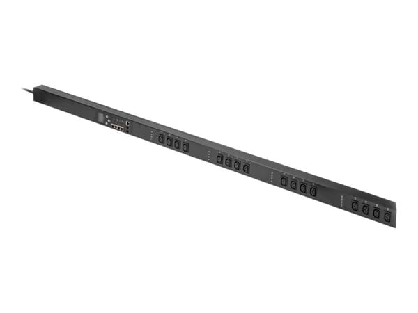DIGITUS - Strømfordelerenhet (kan monteres i rack) - AC 250 V - 4000 watt - enkeltfase - Ethernet 10/100, serial - inngang: IEC 60309 16A - utgangsko