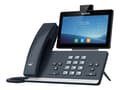 Miniatyrbild 3 av 5: Yealink T58W - VoIP-telefon med nummerpresentation - 10-party samtalsförmåg - SIP, SIP v2 - 16 rader - klassiskt grå - med Yealink CAM50 kamera