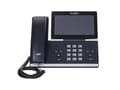 Miniatyrbild 2 av 5: Yealink T58W - VoIP-telefon med nummerpresentation - 10-party samtalsförmåg - SIP, SIP v2 - 16 rader - klassiskt grå - med Yealink CAM50 kamera