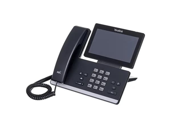 Yealink T58W - VoIP-telefon med nummerpresentation - 10-party samtalsförmåg - SIP, SIP v2 - 16 rader - klassiskt grå - med Yealink CAM50 kamera Grå