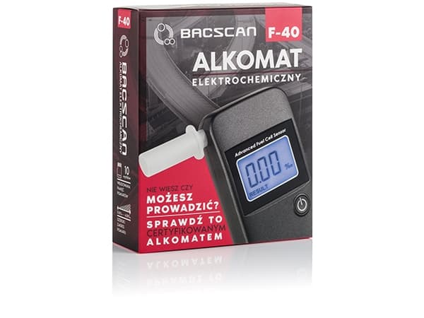 BACscan F-40 alkometri 0 - 4% harmaa