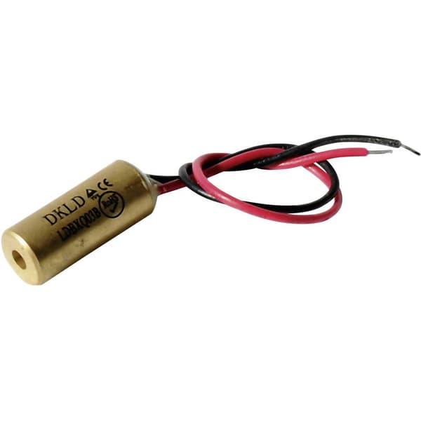 Laserfuchs Lasermodul Punkt Röd 1 mW LFD650-1-12 (9x20)