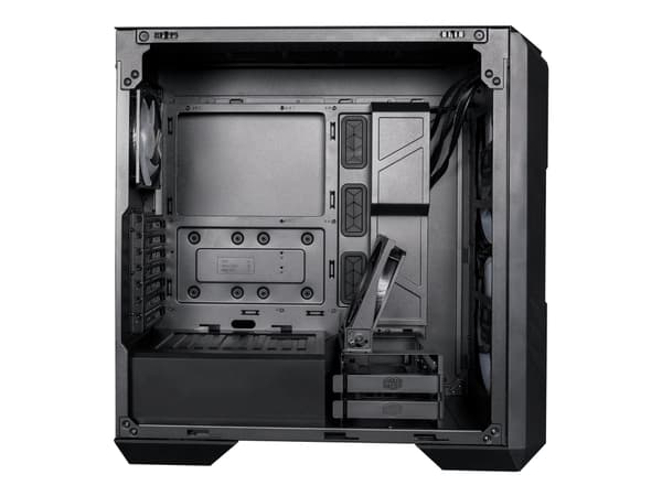 Cooler Master HAF 500 - Tower - utvidet ATX (E-ATX) - sidepanel med vindu (herdet glass) - ingen strømforsyning - svart - USB/lyd