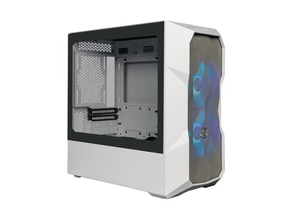 Cooler Master TD300, Mini Tower, PC, Valkoinen, mikro ATX, Mini-ITX, Verkko, Muovi, Terästä, Multi