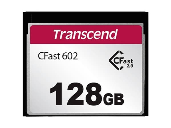 Transcend CFast 2.0 CFX602 - Flashminnekort - 128 GB - CFast 2.0