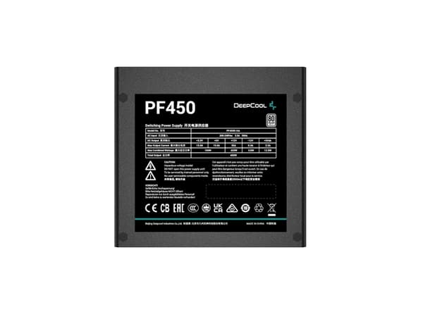 Deepcool PF PF450 - Strømforsyning (intern) - 450 watt