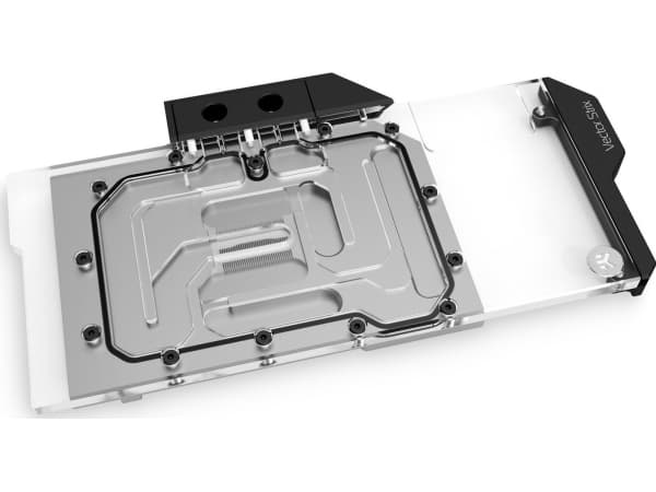 EK Water Blocks 3831109836774, Vesiblokki, Akryyli, Kupari, Musta, Nikkeli, Läpinäkyvä, 3-pin, 1/4", Grafiikkakortti