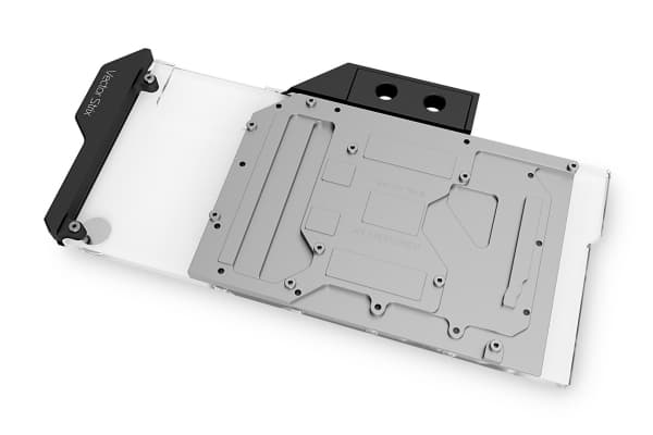 EK Water Blocks 3831109836774, Vesiblokki, Akryyli, Kupari, Musta, Nikkeli, Läpinäkyvä, 3-pin, 1/4", Grafiikkakortti