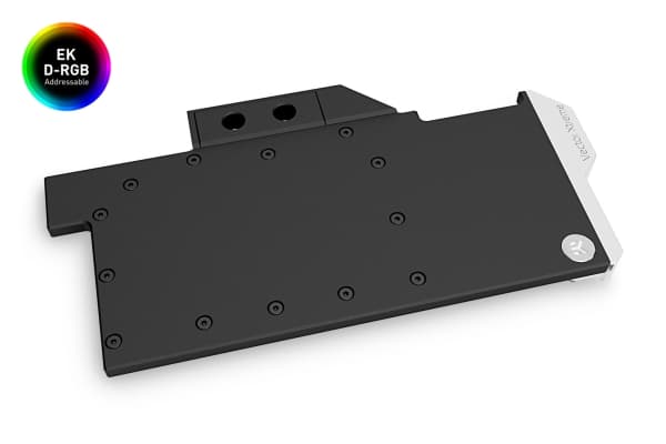 EK Water Blocks 3831109833032, Vannblokk, Acetal, Kopper, Sort, Nickel, 3-pin, 1/4", Grafikkort