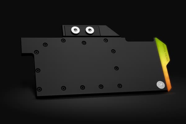 EK Water Blocks 3831109833032, Vannblokk, Acetal, Kopper, Sort, Nickel, 3-pin, 1/4", Grafikkort