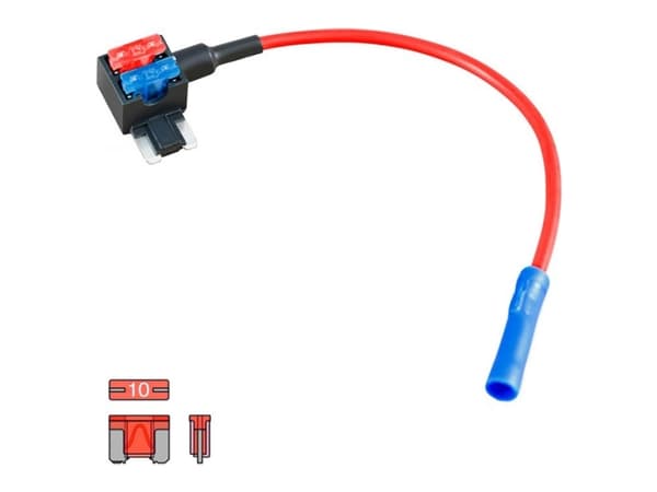 Ampire Tap til Lavprofil-mini-sikring 10A (ACN) - 1 Stk