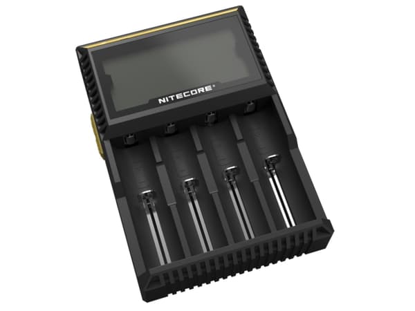 Nitecore D4EU, Lithium-Ion (Li-Ion), Nikkel-Cadmium (NiCd), Nikkel-Metalhydrid (NiMH), AA, AAA, AAAA, C Sort