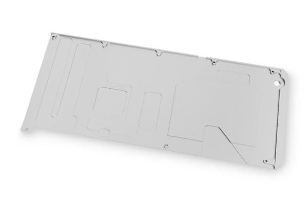 EK Water Blocks Quantum Vector FTW3 RTX 3070 Ti, Bakre platta, Nickel, Silver, 1/4", Grafikkort, GeForce RTX 3070 Ti FTW3