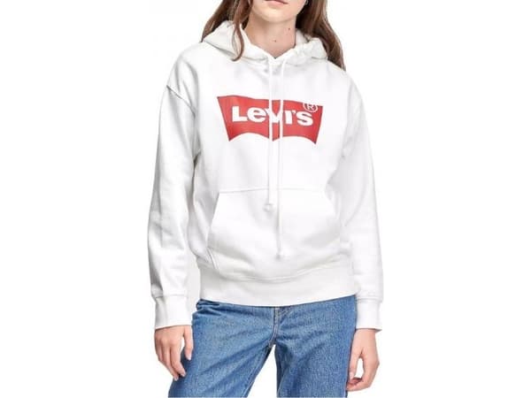 Levi`s Levi's Graphic Standard Hoodie 184870024 vit L