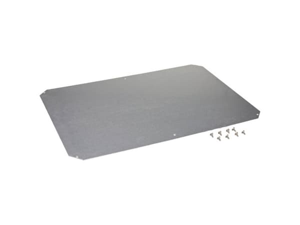 Fibox Mounting plate (630x430x2 mm) Galvanized steel, for size 700x500x300 Montageplade Stål Forzinket 1 stk