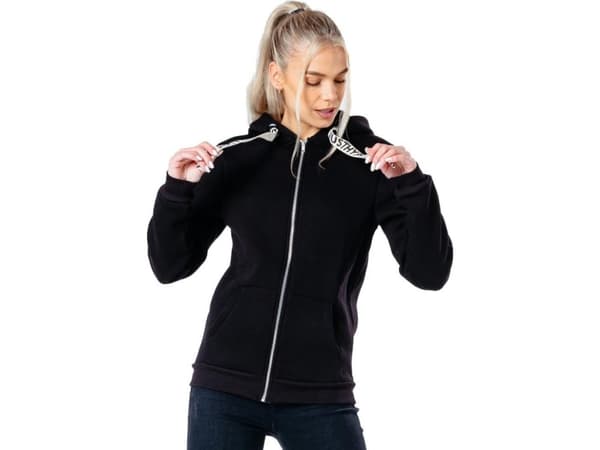 Justhype Justhype Drawstring Zip Hoodie HYPWOMHOOD001 svart 6
