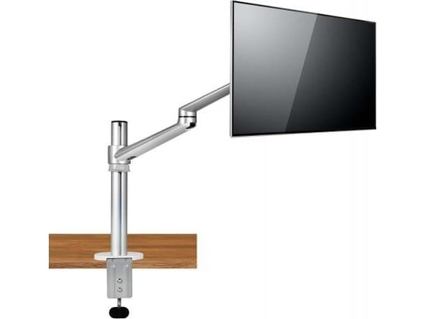 Spire skrivbordsfäste för bildskärm upp till 27" Arm Basic (CG-UGOL-1S) Silver, Vit
