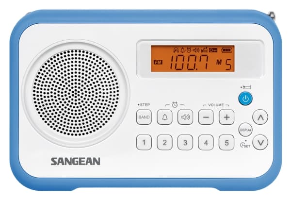 Sangean PR-D18, radiopuhelin, digitaalinen, AM, FM, 87,5 - 108 MHz, 522 - 1710 kHz, 1 W