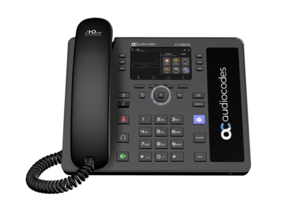 AudioCodes C435HD - VoIP-telefon med nummerpresentation - RTCP, RTP, SRTP