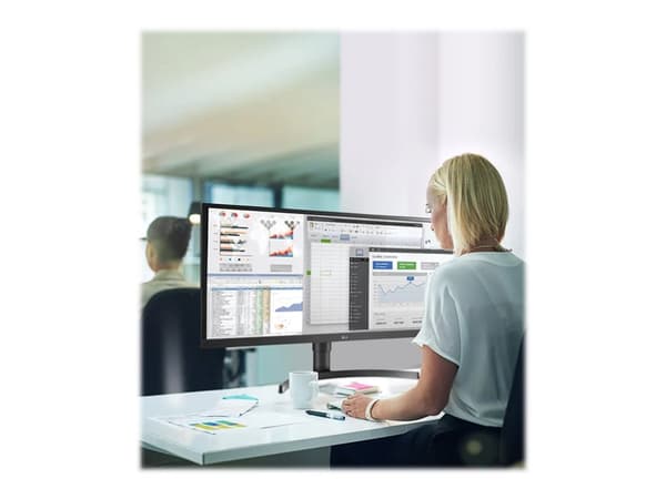 LG 34CN650W-AP, 86,4 cm (34"), Full HD, Intel® Celeron®, 8 GB, 128 GB, Windows 10 IoT Enterprise