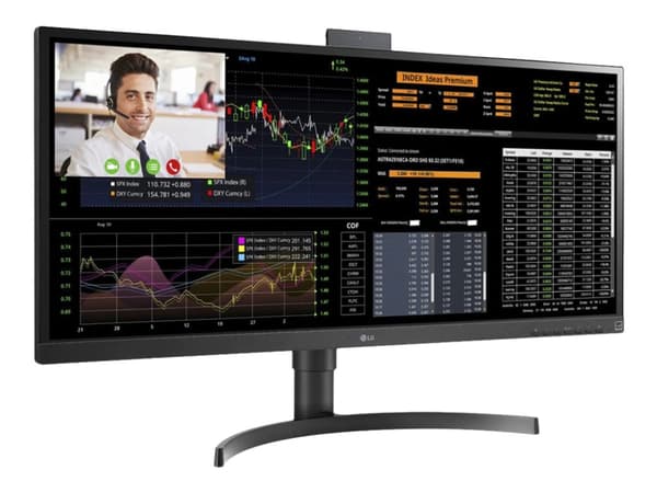 LG 34CN650W-AP, 86,4 cm (34"), Full HD, Intel® Celeron®, 8 GB, 128 GB, Windows 10 IoT Enterprise