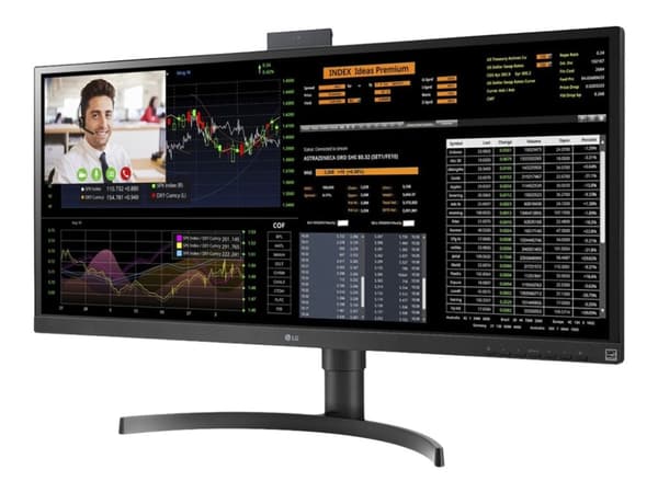 LG 34CN650W-AP, 86,4 cm (34"), Full HD, Intel® Celeron®, 8 GB, 128 GB, Windows 10 IoT Enterprise