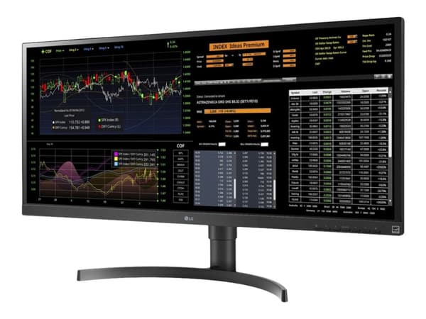 LG 34CN650W-AP, 86,4 cm (34"), Full HD, Intel® Celeron®, 8 GB, 128 GB, Windows 10 IoT Enterprise