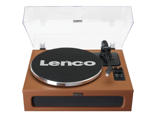Lenco LS-430 - Dreieskive - 40 watt (Total) - brun