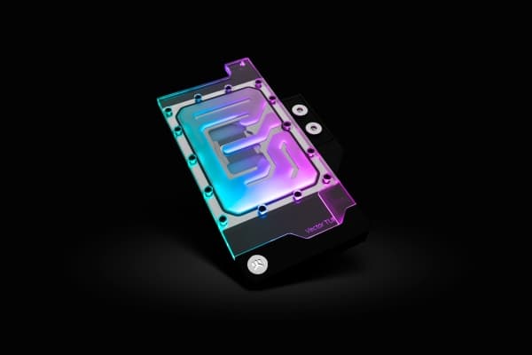 EK Water Blocks 3831109836484, Vannblokk, Akryl, Kopper, Sort, Nickel, Gjennomsiktig, 3-pin, 1/4", Grafikkort