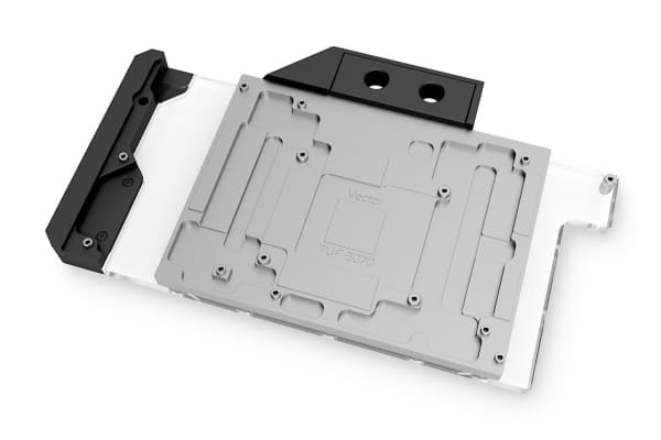 EK Water Blocks 3831109836484, Vannblokk, Akryl, Kopper, Sort, Nickel, Gjennomsiktig, 3-pin, 1/4", Grafikkort