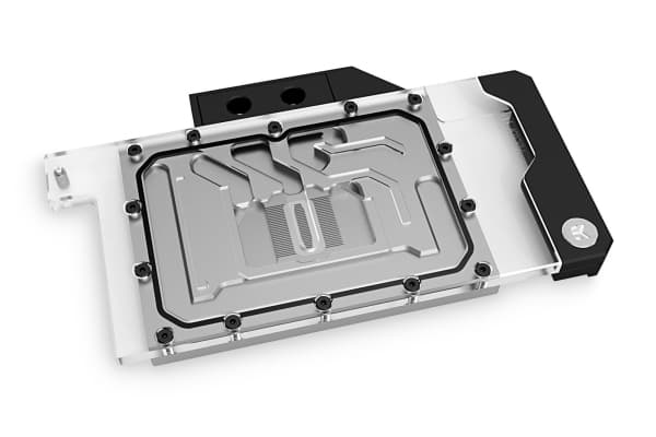 EK Water Blocks 3831109836484, Vannblokk, Akryl, Kopper, Sort, Nickel, Gjennomsiktig, 3-pin, 1/4", Grafikkort