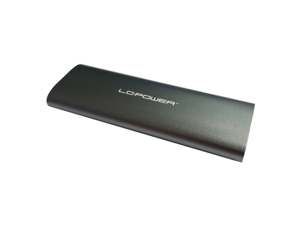 LC Power LC-M2-C-MULTI-2 - Drevkabinett - M.2 - M.2 Card (PCIe NVMe & SATA) - USB 3.2 (Gen 2) - antrasitt