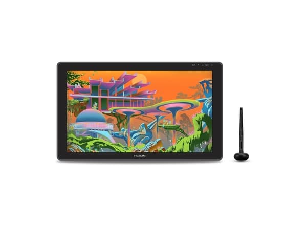 HUION Kamvas 22 Plus, Koblet med ledninger (ikke trådløs), 476,64 x 268,11 mm, USB, 1 cm, Penn, 0,3 mm