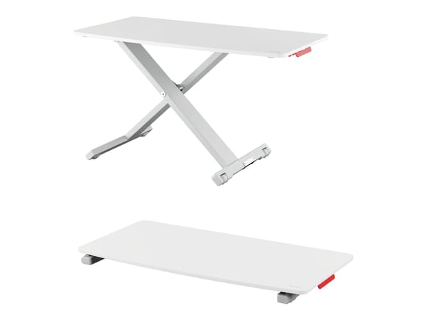 Leitz Ergo Cosy Standing Desk Converter - Monitorställ - grå