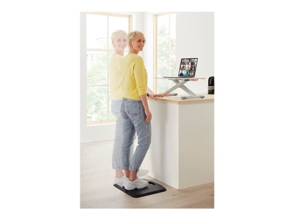 Leitz Ergo Cosy Standing Desk Converter - Monitorställ - grå