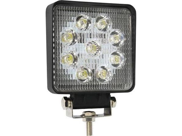 Arbetslampa halogen led spotlight awl03 9 led amio-01614