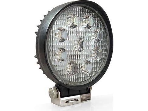 Arbeidslampe halogen led spotlight awl04 9 led amio-01615