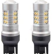 LED-pærer canbus 3030 24smd t20 wy21w oransje rav 12v 24v amio-02393