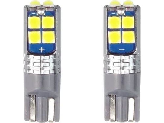 LED-lampor w5w canbus 10smd 3030 t10 12v 24v amio-02447