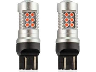 AMiO LED-lampor AMIO W21/5W T20q 12/24V 6.2W 24xSMD 3030 (canbus, röd)