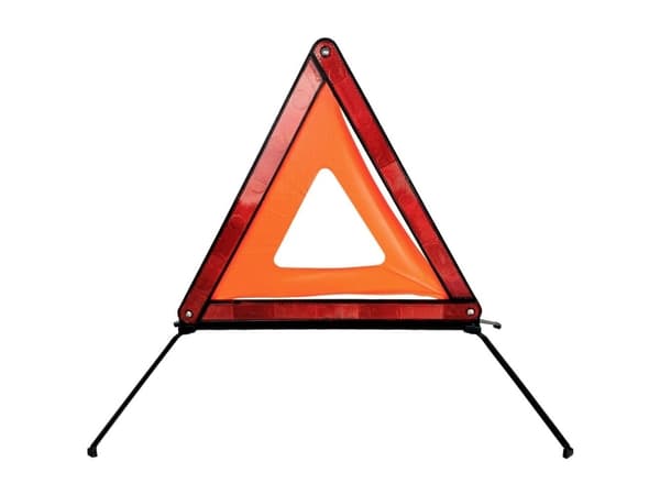 HP Autozubehör 10132 Advarselstrekant Personbil, ATV, Autocamper, Van , SUV, Firhjulscrosser, Lastbil, Landbrug, Bus , Byggemaskiner (L x B x H) 46 x