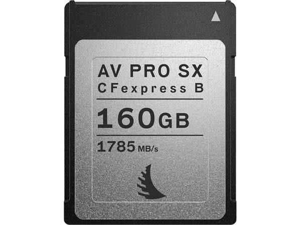 Angelbird Technologies AV PRO CFexpress B SX, 160 GB, CFexpress, 1785 MB/s, 1600 MB/s, Sølv, Sort