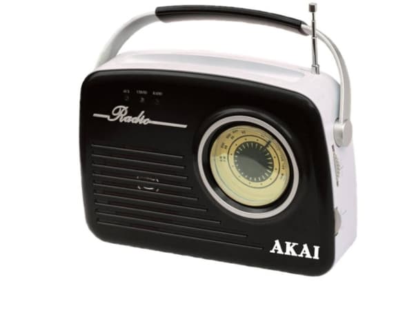 Akai APR-11BBLK, Bærbar, Analog, AM, FM, 87,5 - 108 MHz, 530 - 1600 kHz, 2 W