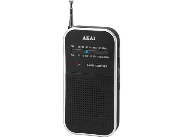 Akai APR-350, Bærbar, Analog, AM, FM, 88 - 108,5 MHz, 530 - 1600 kHz, 0,3 W