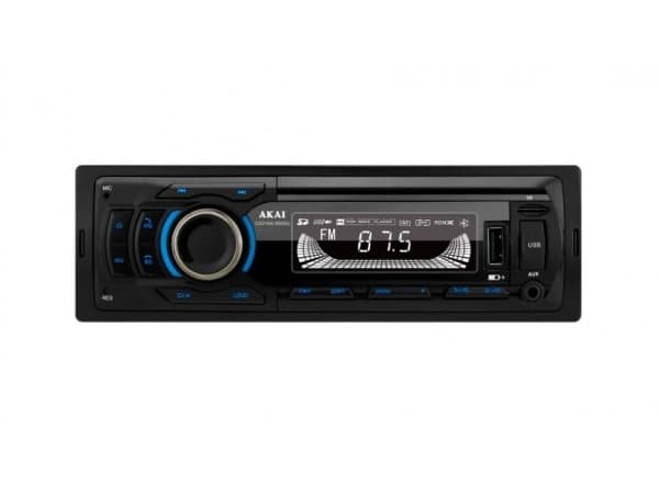 Akai CA016A-9008U, Sort, 1 DIN, 100 W, 25 W, CD, Knapper