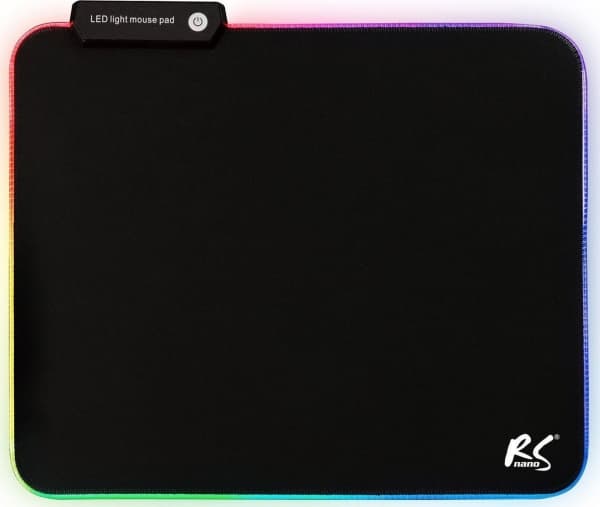 Gaming mouse pad with NanoRS RGB LED backlight, 300x250x4mm, RS704