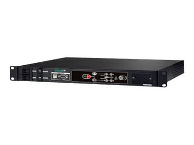 Online USV ATS16A-RACK - Automaattinen siirtokytkin (rackversio) - 16A - AC 220/230/240 V - RS-232, USB - lähtö- ja tulostulot: 9 - 1U - 1U