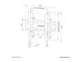 Miniatyrbilde 4 av 5: Neomounts WL30S-850BL12 - Monteringssett (veggplate, brakettadapter) - for LCD-skjerm - låsbar