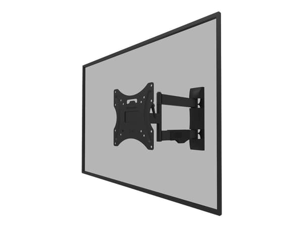 Neomounts WL40-550BL12 - Monteringssett (VESA-plate, veggplate, dekorativt deksel, brakettadapter, kabeldekke) - for LCD-skjerm Sort